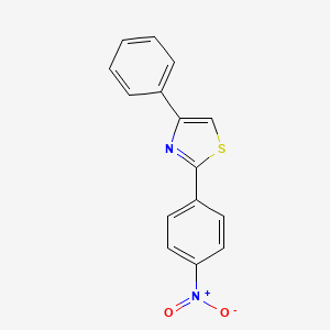 molecular formula C15H10N2O2S B2501306 2-(4-硝基苯基)-4-苯基噻唑 CAS No. 1093215-83-8