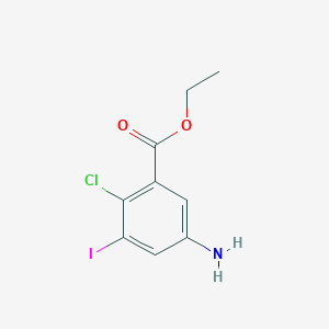 Ethyl 5-amino-2-chloro-3-iodobenzoate