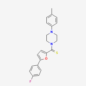(5-(4-Fluorophenyl)furan-2-yl)(4-(p-tolyl)piperazin-1-yl)methanethione