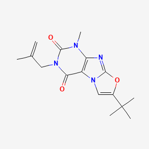 7-(tert-butyl)-1-methyl-3-(2-methylallyl)oxazolo[2,3-f]purine-2,4(1H,3H)-dione