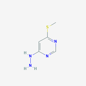 4-Hydrazinyl-6-(methylthio)pyrimidine