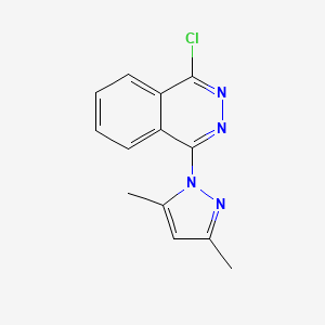 B2501347 1-Chloro-4-(3,5-dimethyl-pyrazol-1-yl)-phthalazine CAS No. 957503-48-9
