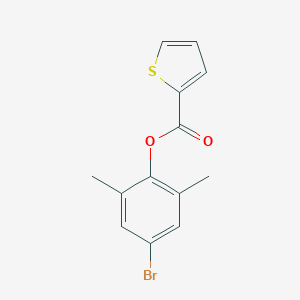 molecular formula C13H11BrO2S B250137 4-Bromo-2,6-dimethylphenyl 2-thiophenecarboxylate 