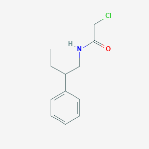 molecular formula C12H16ClNO B2501394 2-氯-N-(2-苯基丁基)乙酰胺 CAS No. 852933-94-9