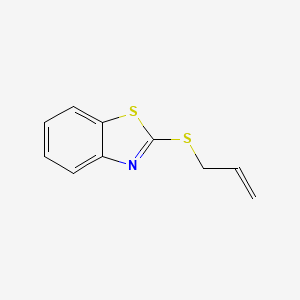 molecular formula C10H9NS2 B2501396 2-(Allylthio)benzo[d]thiazole CAS No. 22388-07-4