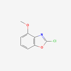 molecular formula C8H6ClNO2 B2501435 2-氯-4-甲氧基苯并[d]噁唑 CAS No. 1599561-87-1