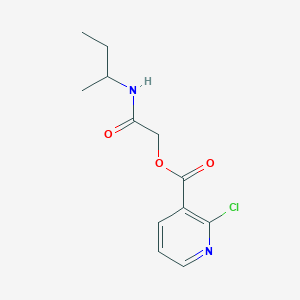 2-(Butan-2-ylamino)-2-oxoethyl 2-chloropyridine-3-carboxylate