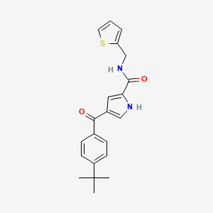 4-[4-(tert-butyl)benzoyl]-N-(2-thienylmethyl)-1H-pyrrole-2-carboxamide