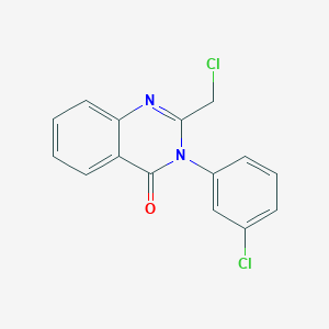 2-(Chloromethyl)-3-(3-chlorophenyl)quinazolin-4-one