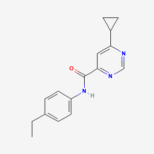 6-Cyclopropyl-N-(4-ethylphenyl)pyrimidine-4-carboxamide