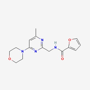 N-((4-methyl-6-morpholinopyrimidin-2-yl)methyl)furan-2-carboxamide