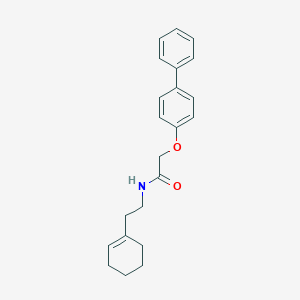 2-(biphenyl-4-yloxy)-N-[2-(cyclohex-1-en-1-yl)ethyl]acetamide