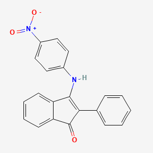 3-(4-nitroanilino)-2-phenyl-1H-inden-1-one