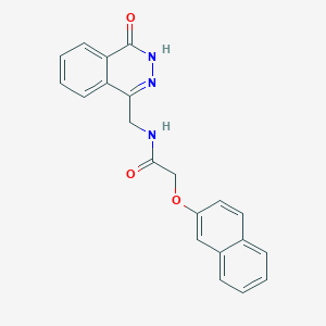 2-naphthalen-2-yloxy-N-[(4-oxo-3H-phthalazin-1-yl)methyl]acetamide