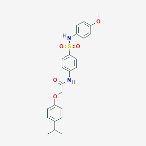 2-(4-isopropylphenoxy)-N-{4-[(4-methoxyanilino)sulfonyl]phenyl}acetamide