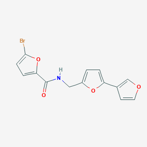 N-([2,3'-bifuran]-5-ylmethyl)-5-bromofuran-2-carboxamide
