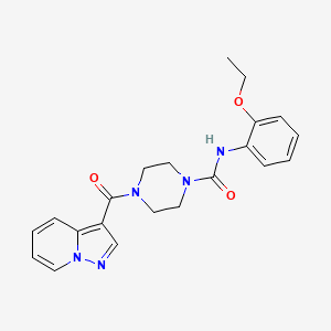 N-(2-ethoxyphenyl)-4-(pyrazolo[1,5-a]pyridine-3-carbonyl)piperazine-1-carboxamide