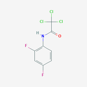 molecular formula C8H4Cl3F2NO B2501642 2,2,2-三氯-N-(2,4-二氟苯基)乙酰胺 CAS No. 349612-50-6