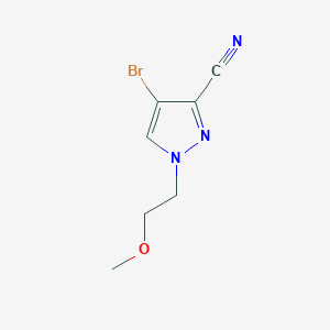 4-Bromo-1-(2-methoxyethyl)-1H-pyrazole-3-carbonitrile
