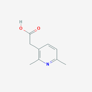 molecular formula C9H11NO2 B2501680 (2,6-Dimethylpyridin-3-yl)acetic acid CAS No. 1000566-33-5