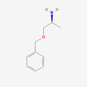 molecular formula C10H15NO B2501683 (2S)-1-(benzyloxy)propan-2-amine CAS No. 83053-85-4