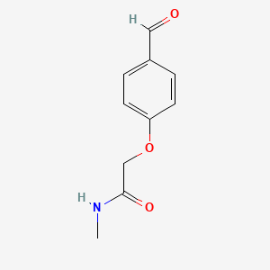 molecular formula C10H11NO3 B2501689 2-(4-formylphenoxy)-N-methylacetamide CAS No. 142558-10-9
