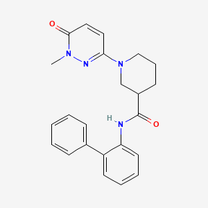 N-([1,1'-biphenyl]-2-yl)-1-(1-methyl-6-oxo-1,6-dihydropyridazin-3-yl)piperidine-3-carboxamide