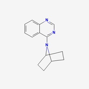 molecular formula C14H15N3 B2501737 4-(7-Azabicyclo[2.2.1]heptan-7-yl)quinazoline CAS No. 2415540-77-9