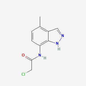 2-Chloro-N-(4-methyl-1H-indazol-7-yl)acetamide