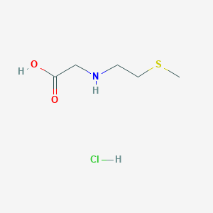 2-{[2-(Methylsulfanyl)ethyl]amino}acetic acid hydrochloride