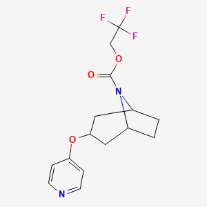 (1R,5S)-2,2,2-trifluoroethyl 3-(pyridin-4-yloxy)-8-azabicyclo[3.2.1]octane-8-carboxylate