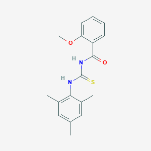 molecular formula C18H20N2O2S B250178 N-[(mesitylamino)carbonothioyl]-2-methoxybenzamide 