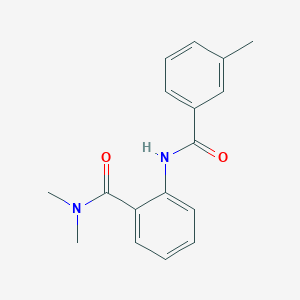molecular formula C17H18N2O2 B250179 N,N-dimethyl-2-[(3-methylbenzoyl)amino]benzamide 