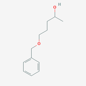 molecular formula C12H18O2 B2501795 5-(苯甲氧基)戊-2-醇 CAS No. 194794-54-2
