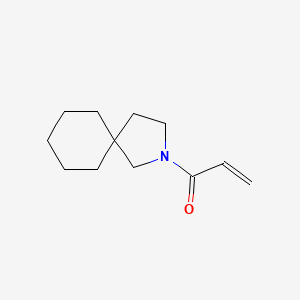 molecular formula C12H19NO B2501805 1-(2-Azaspiro[4.5]decan-2-yl)prop-2-en-1-one CAS No. 1858915-20-4
