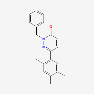 molecular formula C20H20N2O B2501812 2-Benzyl-6-(2,4,5-trimethylphenyl)pyridazin-3-one CAS No. 899968-39-9