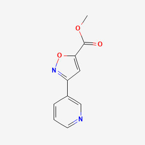 Methyl 3-pyridin-3-yl-1,2-oxazole-5-carboxylate