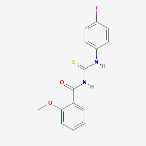 N-[(4-iodophenyl)carbamothioyl]-2-methoxybenzamide