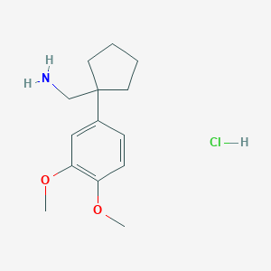 molecular formula C14H22ClNO2 B2501837 Cambridge id 5237522 CAS No. 464921-28-6