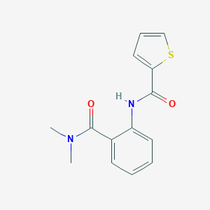 molecular formula C14H14N2O2S B250190 N-[2-(dimethylcarbamoyl)phenyl]thiophene-2-carboxamide 