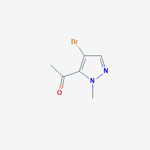 molecular formula C6H7BrN2O B2501910 1-(4-溴-1-甲基-1H-吡唑-5-基)乙酮 CAS No. 925200-47-1