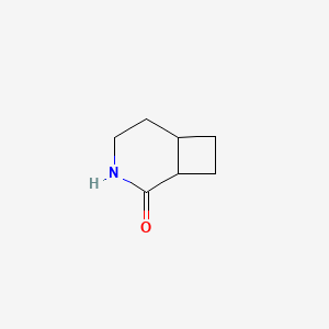 molecular formula C7H11NO B2501913 3-氮杂双环[4.2.0]辛酮 CAS No. 1255641-78-1