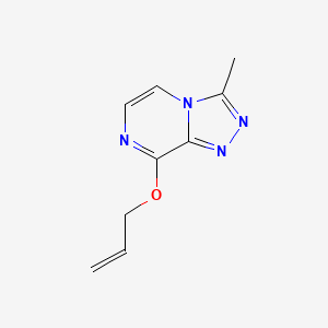 molecular formula C9H10N4O B2501924 3-Methyl-8-(prop-2-en-1-yloxy)-[1,2,4]triazolo[4,3-a]pyrazine CAS No. 2167737-93-9