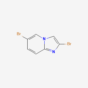 molecular formula C6H4Br2N2O B2501945 2,6-Dibromoimidazo[1,2-a]pyridine CAS No. 851916-83-1