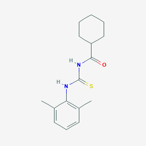 N-[(2,6-dimethylphenyl)carbamothioyl]cyclohexanecarboxamide