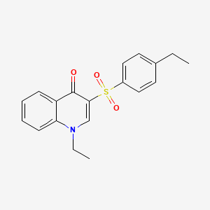 molecular formula C19H19NO3S B2501957 1-Ethyl-3-(4-ethylphenyl)sulfonylquinolin-4-one CAS No. 899213-01-5