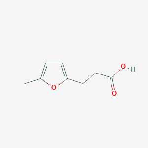 molecular formula C8H10O3 B2501960 3-(5-Methylfuran-2-yl)propanoic acid CAS No. 1456-08-2; 2033-89-8
