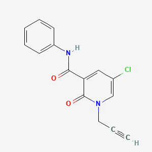 5-chloro-2-oxo-N-phenyl-1-(2-propynyl)-1,2-dihydro-3-pyridinecarboxamide