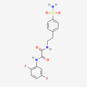 N1-(2,5-difluorophenyl)-N2-(4-sulfamoylphenethyl)oxalamide