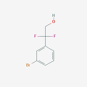 molecular formula C8H7BrF2O B2501993 2-(3-Bromophenyl)-2,2-difluoroethanol CAS No. 915133-40-3